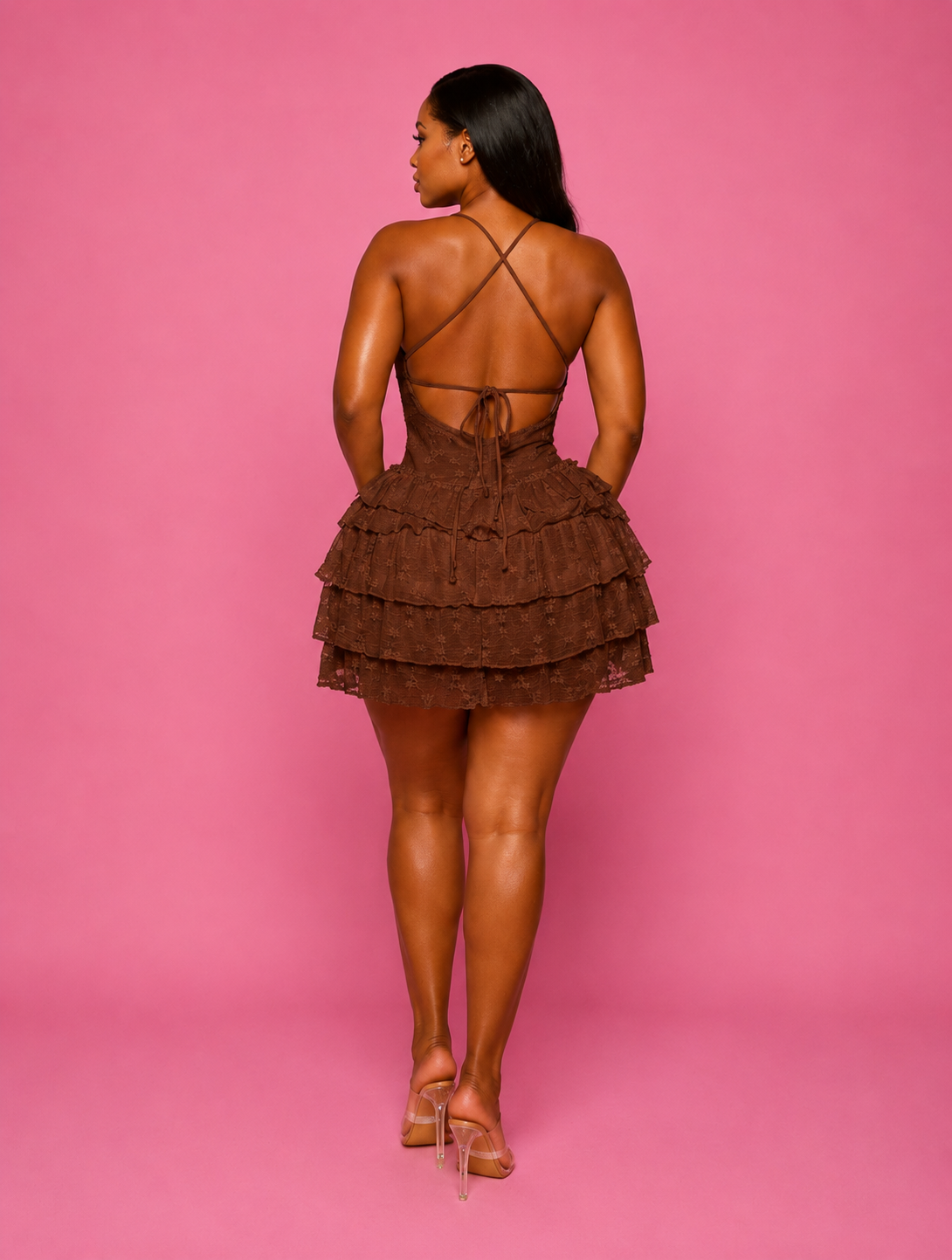 Mocha Muse Mini Dress