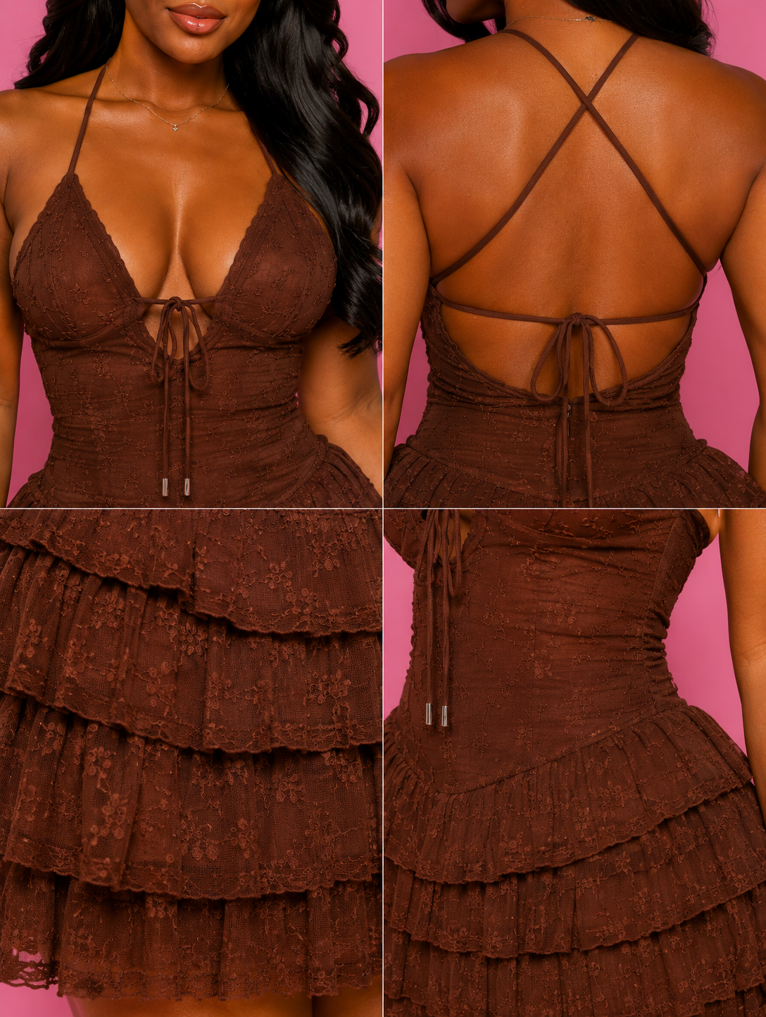 Mocha Muse Mini Dress